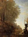La Isla Feliz al aire libre Romanticismo Jean Baptiste Camille Corot